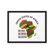 A United States of Africa Framed canva - Image 3
