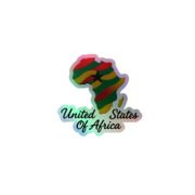 A United States of Africa Holographic stickers