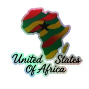 A United States of Africa Holographic stickers - Image 3