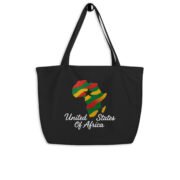 A United States of Africa Large organic tote bag