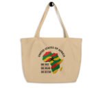 A United States of Africa Large organic tote bag