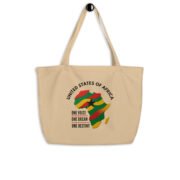 A United States of Africa Large organic tote bag