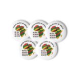 A Set of 5 United States of Africa pin buttons