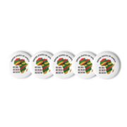 A Set of 5 United States of Africa pin buttons - Image 2