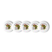 A Set of 5 United States of Africa pin buttons - Image 3