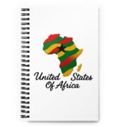 A United States of Africa Spiral notebook