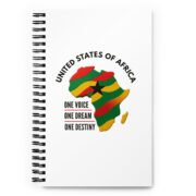 A United States of Africa Spiral notebook
