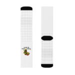 A pair of United States of Africa Crew socks
