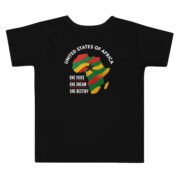 A United States of Africa Toddler Short Sleeve Tee - Image 2