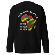 A United States of Africa Unisex Premium Sweatshirt - Image 2