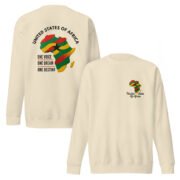 A United States of Africa Unisex Premium Sweatshirt - Image 29