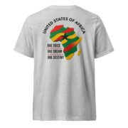 A United States of Africa Unisex Short Sleeve V-Neck T-Shirt - Image 3