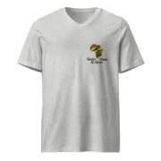A United States of Africa Unisex Short Sleeve V-Neck T-Shirt - Image 2