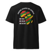 A United States of Africa Unisex Short Sleeve V-Neck T-Shirt - Image 3