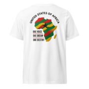 A United States of Africa Unisex Short Sleeve V-Neck T-Shirt - Image 4