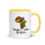 A United States of Africa Mug with Color Inside