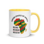 A United States of Africa Mug with Color Inside